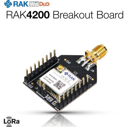 RAK4200 LPWAN Breakout Board Low Power LoRa Module LoRaWAN 1.0.2 Protocols Integrate STM32L071 MCU SX1276 Chip with LoRa Antenna