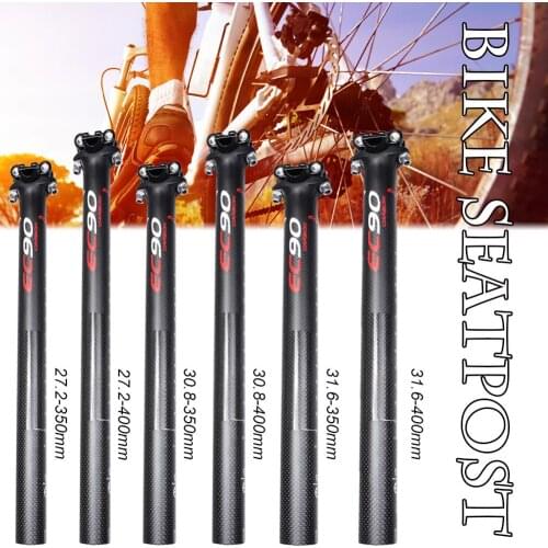 27.2/30.8/31.6mm/1.07/1.21/1.24in EC90 Road Bike Full Carbon Seatpost Mountain Bicycle Seat Posts MTB Parts Matt Cycling Parts