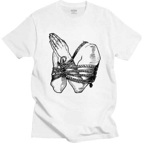 Bonded And Blessed Tshirt Men Short Sleeves BDSM Dominant Submissive Slave Play Sexy Sub Tee Tops 100% Cotton T-shirt Clothes