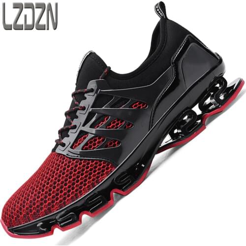 Sports Shock Absorption Running Lovers Shoes For Mens Sneakers Air Cushion Light Net Sandals Hollow Out Summer Breathable Tenis