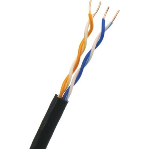 Telephone Wire Twisted Pair 4 core 0.5mm Pure Oxygen Free Copper Telephone Communication Cable 5m