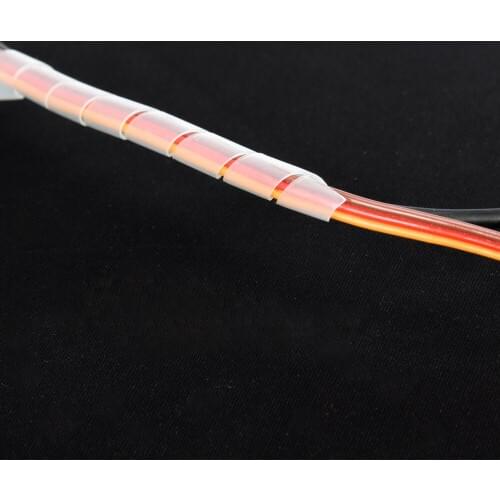 Line Organizer Pipe 2 3 4 6 8 10 12 14 16 18 20 25 30mm Spiral Wrap Winding Protection Cable Wire Protector Cover Tube