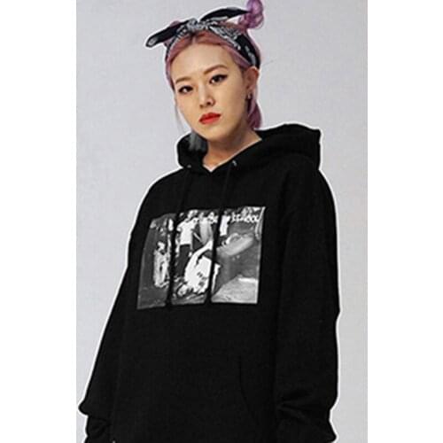 Female sweatshirt winter y2k female Rock Vintage Harajuku casual fashion print plus size loose gothic Hooded sweatshirts grunge