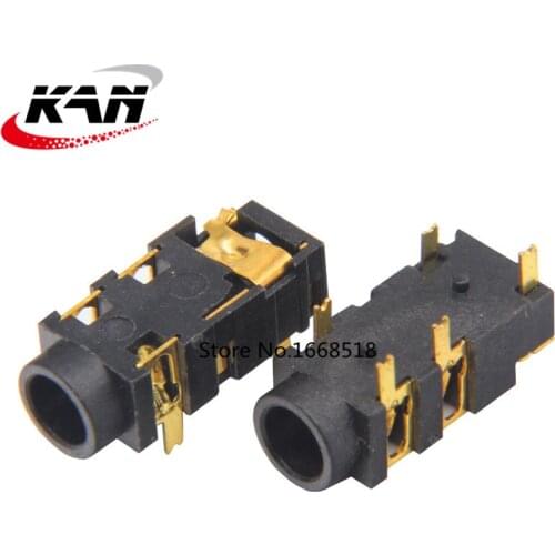 10Pcs 3.5mm Headphone Jack PJ-327D PJ-327 Audio Jack 5 Pin DIP MP3 Accessories PJ-327A High Quality