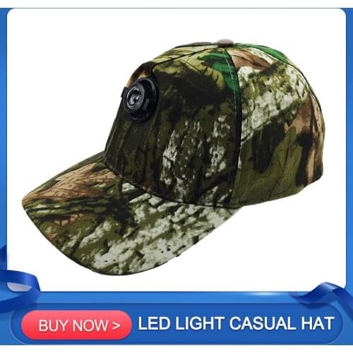 5W Fishing Cap Lamp Night Light Fishing Hat Led Camouflage Cap Headlight Flashlight Head Hat Light Clip For Night Fishing