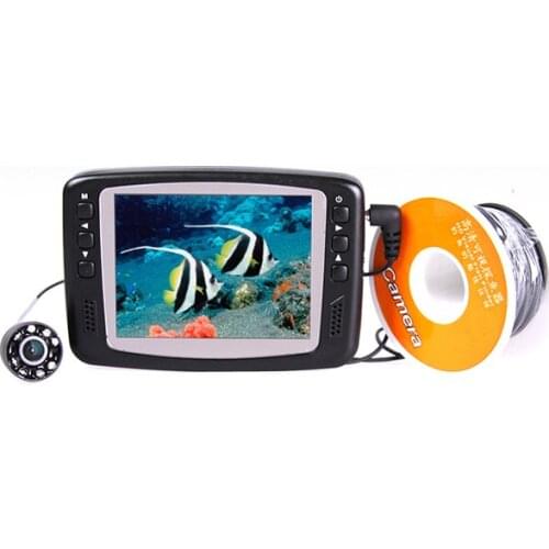 8 IR LED 3.5 inch Color LCD Monitor Underwater Ice Video Fishing Camera System 15M Cable Visual Fish Finder