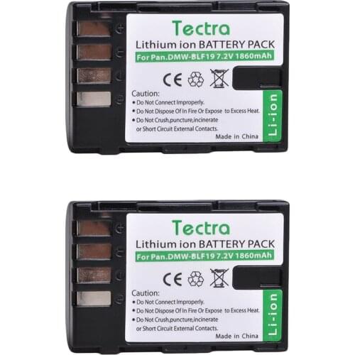Tectra 1pc DMW-BLF19E DMW BLF19 BLF19 DMW-BLF19 blf19e Camera Li-ion Battery for Panasonic Lumix GH3 GH4 GH5