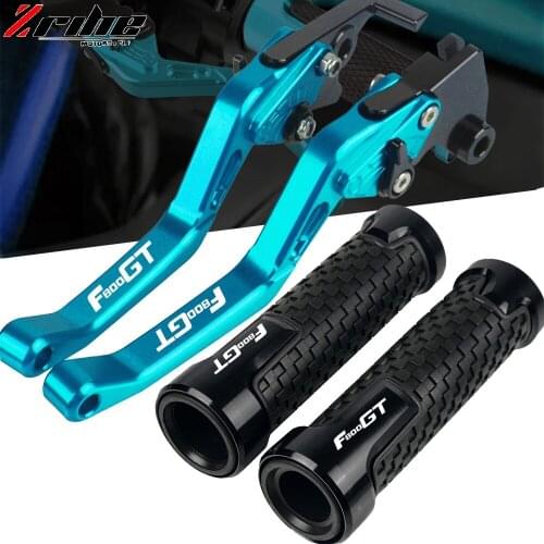CNC Motorcycle Accessories F 800 GT Racing Grips Handle Grips Brake Levers Clutch FOR BMW F800GT F 800GT 2013 2014 2015 2016