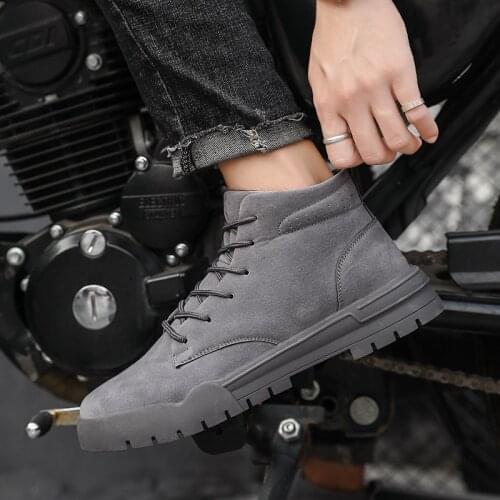 Leather informales casual Mens leisure shoe 2020 work coturno for botas sneaker de cuero men man slip sale mens on sport para