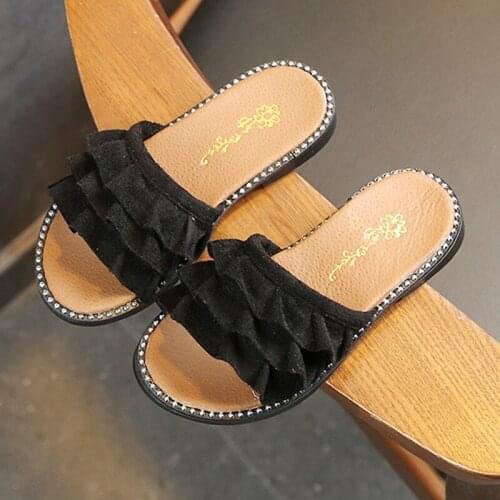 New 2020 Summer Children Slippers Fashion Anti-slippery Girls Casual Shoes Fishermans Shoes Flat Open Toe Princess Shoes