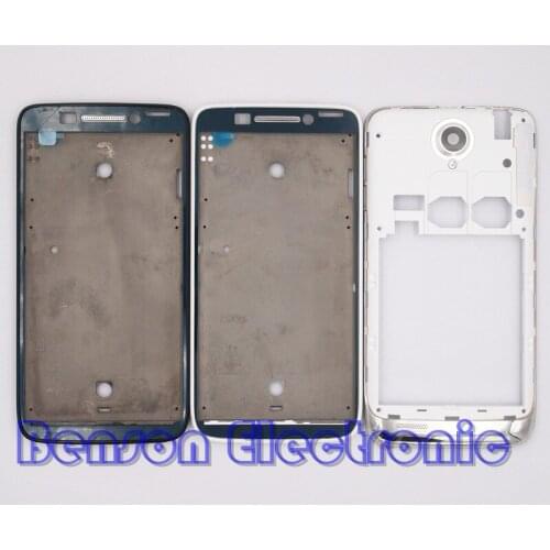 BaanSam New LCD Holder Front Frame Middle Frame For Lenovo S650 S658T Housing Case With 3M Adhesive+Camera Lens+Antenna