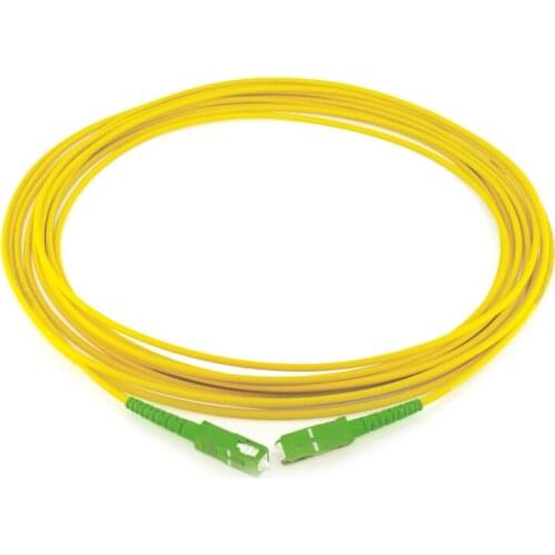 Single mode single core 3 M length SC/APC to SC/APC Patch Cord