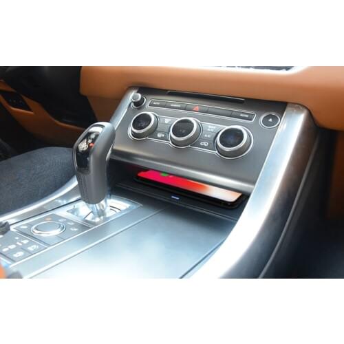 Qi Car Wireless Charger For iPhone Xs Max Xr X Samsung S10 S9 for Range Rover Sport Intelligent Infrared Fast Phone Holder