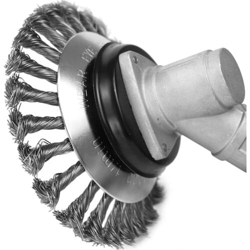 Garden Steel Wire Grass Weed Trimmer Head Bonsai Tool Brush Cutter Head for Lawn Mower Tools Strimmer Weed Accessories Lawnmower