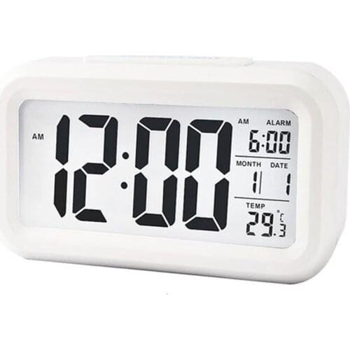 Temperature Type LED Light Sensor Luminous Snooze Electronic Alarm Clock Smart Clock Creativity Digital Clock