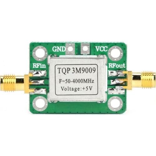 50-4000mhz Gain 21.8db RF Low Noise Tqp3m9009 Lna Amplifier Board Signal Receiver Module 5v With Shield