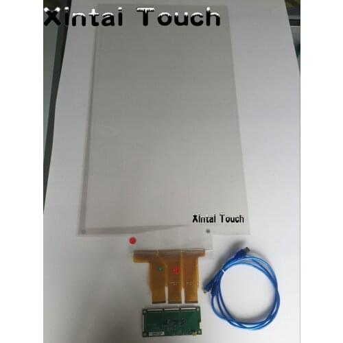 High quality! 42 inch dual usb interactive touch foil Film through glass window for Corporate office, meeting, training room