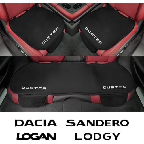 3Pc/Set Car Seat Protector Mat Non-Slip Cushion For Dacia Renault Dacia Sandero Streetway Duster Logan Lodgy Auto Accessories