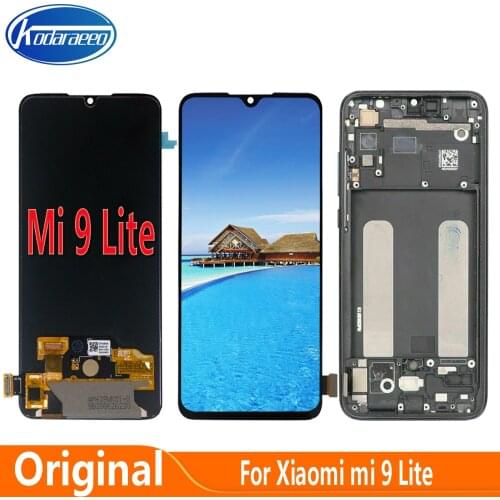 6.39"Super Amoled Screen For Xiaomi Mi 9 Lite LCD Display Touch Screen Digitizer Assembly Replacement