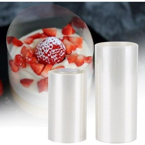1 Roll Cake Surround Film Transparent Cake Collar Mousse Chocolate Pastry Cakes Mold for Baking Accessories Kitchen Supplies