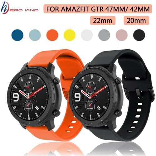 22mm 20mm Band for huami amazfit GTR 47 42MM GTS bip Strap for Samsung Gear S3 S2 sport galaxy Watch active 42mm 46 huawei GT 2