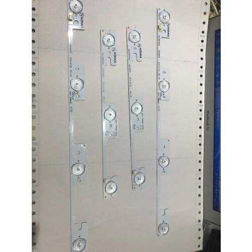 40pcs original for Konka KDL32MT626U 20PCS 4LED&20PCS 3LED 35019055 35019056 light bar 32 inch backlight lamp LED strip 6v