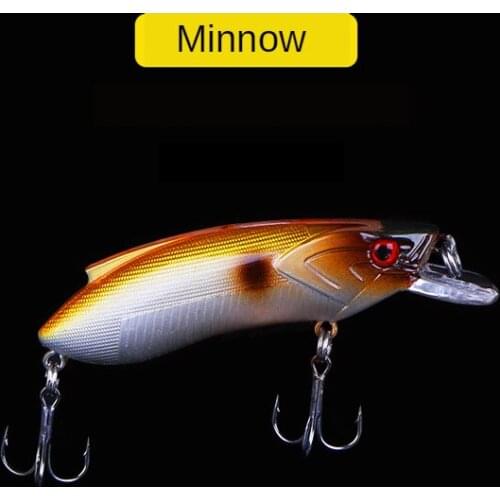 8cm16g Lure Bait False Bait Minnow Bionic Hard Bait Sea Fishing lures Perch Osmanthus Bait