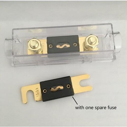 Car Audio Amplifier ANL Fuse Holder Automotive Fuse Holder Fusible Link with ANL Fuse 80A 100A 150A 200A 250A