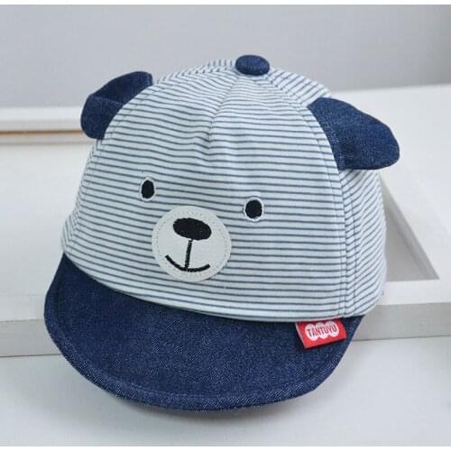 4 Colors Baby Boy Adjustable Snapback Cap Fashion Outdoor Kids Sun Hat Breathable Cotton Baseball Cap for Girls(6-12 Months Age)