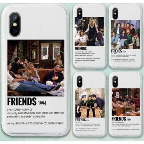 Friends TV Phone Case Transparent for iPhone 11 12 mini pro XS MAX 8 7 6 6S Plus X 5S SE 2020 XR