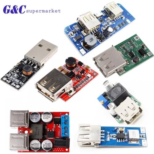 DC 3V~4.2V 5/9V 2/1.2/1A Power Bank Charger Step Up Boost Converter Supply Voltage Module USB Output Charging Circuit Board