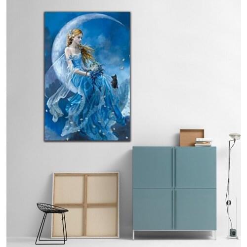 DIY colorings pictures by numbers with Cynthia picture drawing Relief painting by numbers framed Home