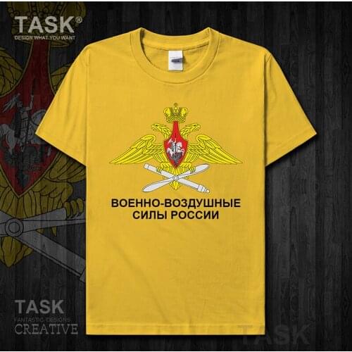 Air Force Russia RUS Federation Russia t shirt new Tops t-shirt Short sleeve summer country cotton Army Tactical Military 01