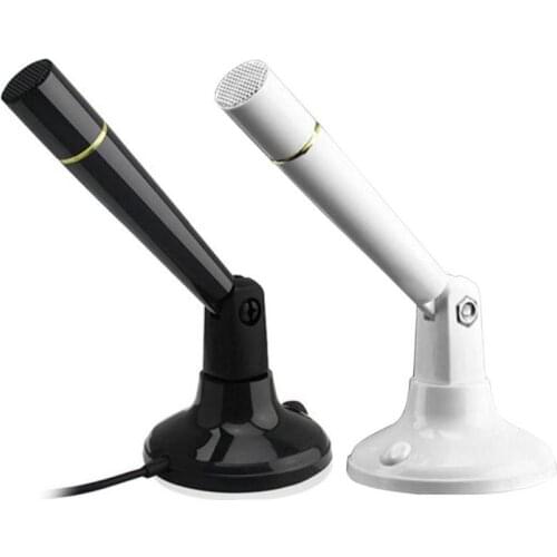 G22 3.5mm Adjustable Studio Audio Recording Microphone PC Desktop Computer Mic