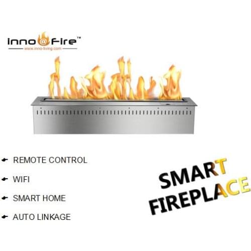 Inno-Fire 36 inch fireplace ethanol burner modern fireplace electric