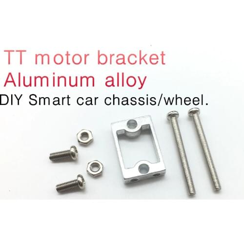 TT motor bracket,aluminum alloy frame DIY Smart car chassis/wheel,with Screw fasteners