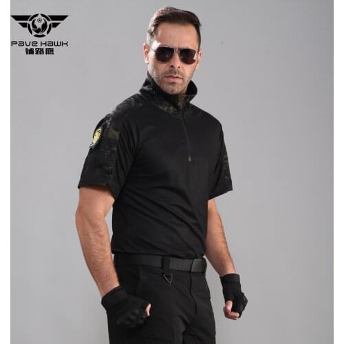 Frog summer clothing T-shirt with short sleeves camouflage commando tactics T-shirt outdoor sports leisure mens clothing