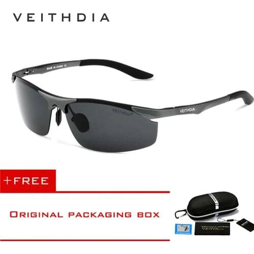 VEITHDIA Brand design Aluminum Polarized Sunglasses Sports Men Sun Glasses Driving Glasses Goggle Eyewear Male Accessories shade