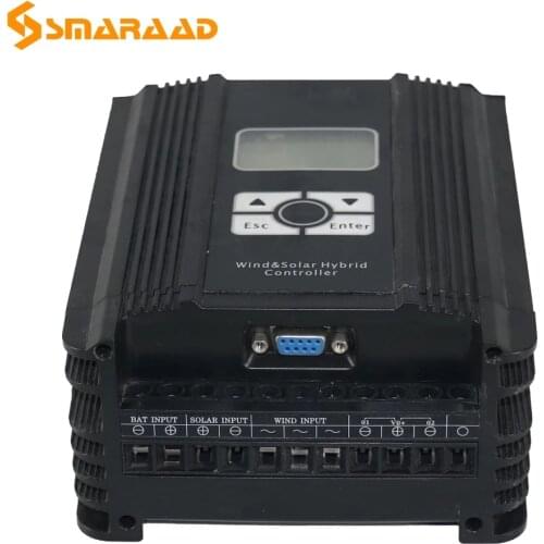 New 400~600W Wind 100~600W Solar Hybrid MPPT Wind Turbine Generator Charge Controller 12V/24V/48V AUTO Match