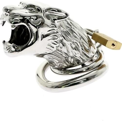 New Cock Cage Stainless Steel Penis Ring Bird Chastity Device Belt Tool Restraint Sex Toys for Men 40/45/50mm Fast Shipping