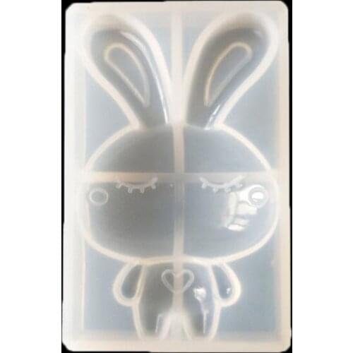 Silicone Mold lovely animal rabbit Resin Silicone Mould handmade DIY Jewelry Making epoxy resin molds