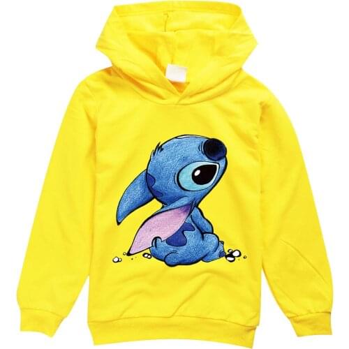 STITCH Hoodie + Pants 2Pieces/Set Baby Boys Clothes for Children Casual Outfits Infant Tracksuit Fall Kids Clothing