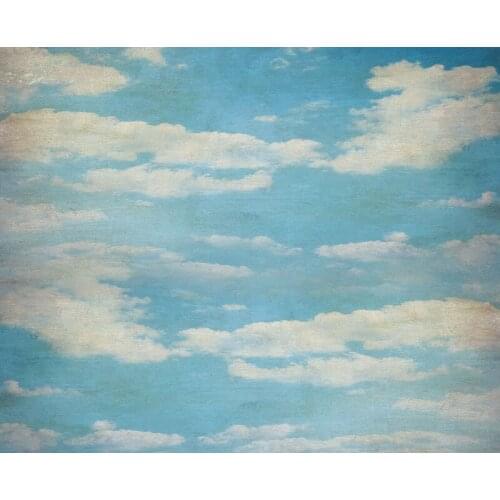 Blue sky and white cloud photo backdrops vinyl newborn Photography background kids photo Studio Video Backgrounds Props NB-096