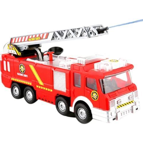 Water Spray Fire Truck Toy Car Toy Fire Truck Firefighter Sam Fire Truck Car Music Light Educational Toy