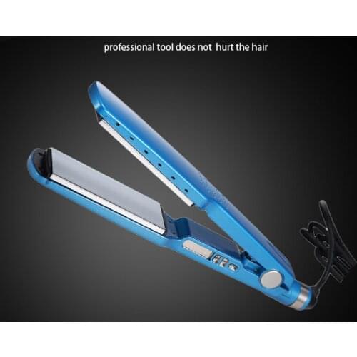Hair Straightening Flat Iron Hair Styling Tools Professional Tourmaline Ceramic Plate Hair Straightener Curler EU plug