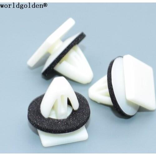 Worldgolden 100pcs auto clips Tailgate Back/Front Windshield A Pillar Trim Panel Clip for Nissan#26398-ED000