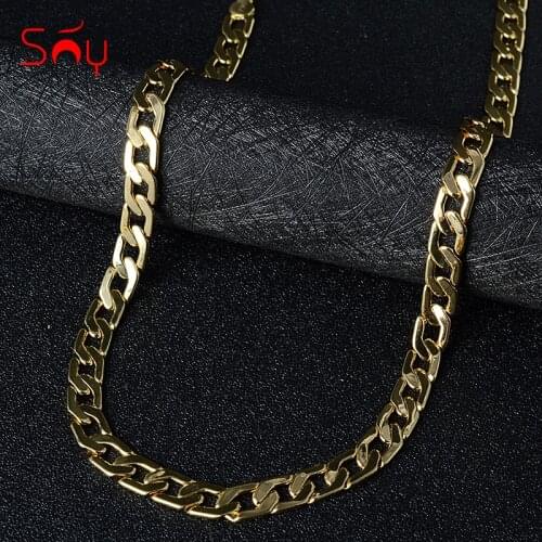 Sunny Jewelry Fashion Jewelry 2021 Copper Necklace Chains Women And Man Classic High Quality For Daily Wear Gift Wedding Party