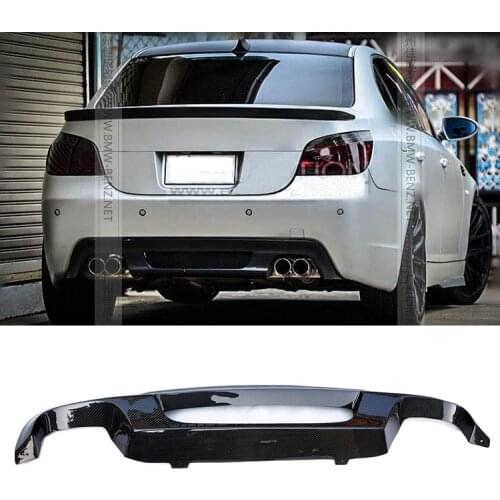 OLOTDI Carbon Fiber Rear Diffuser Bumper Lip for BMW E60 M5 5 Series 2004-2010 Car Styling Auto Tuning Spoiler