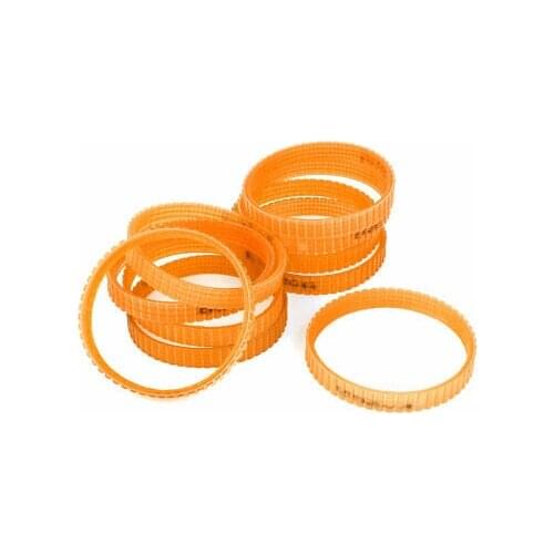 10 Pcs 10mm Width Electric Planer Part Drive Belt Band Apricot for Hitachi F20A