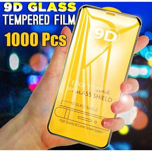 1000pcs 9D Tempered Glass Full Glue Cover 9H Screen Protector Film For LG K92 K62 Plus K52 K42 K22 K71 K61 K51S K41S Q92 Q52 Q61